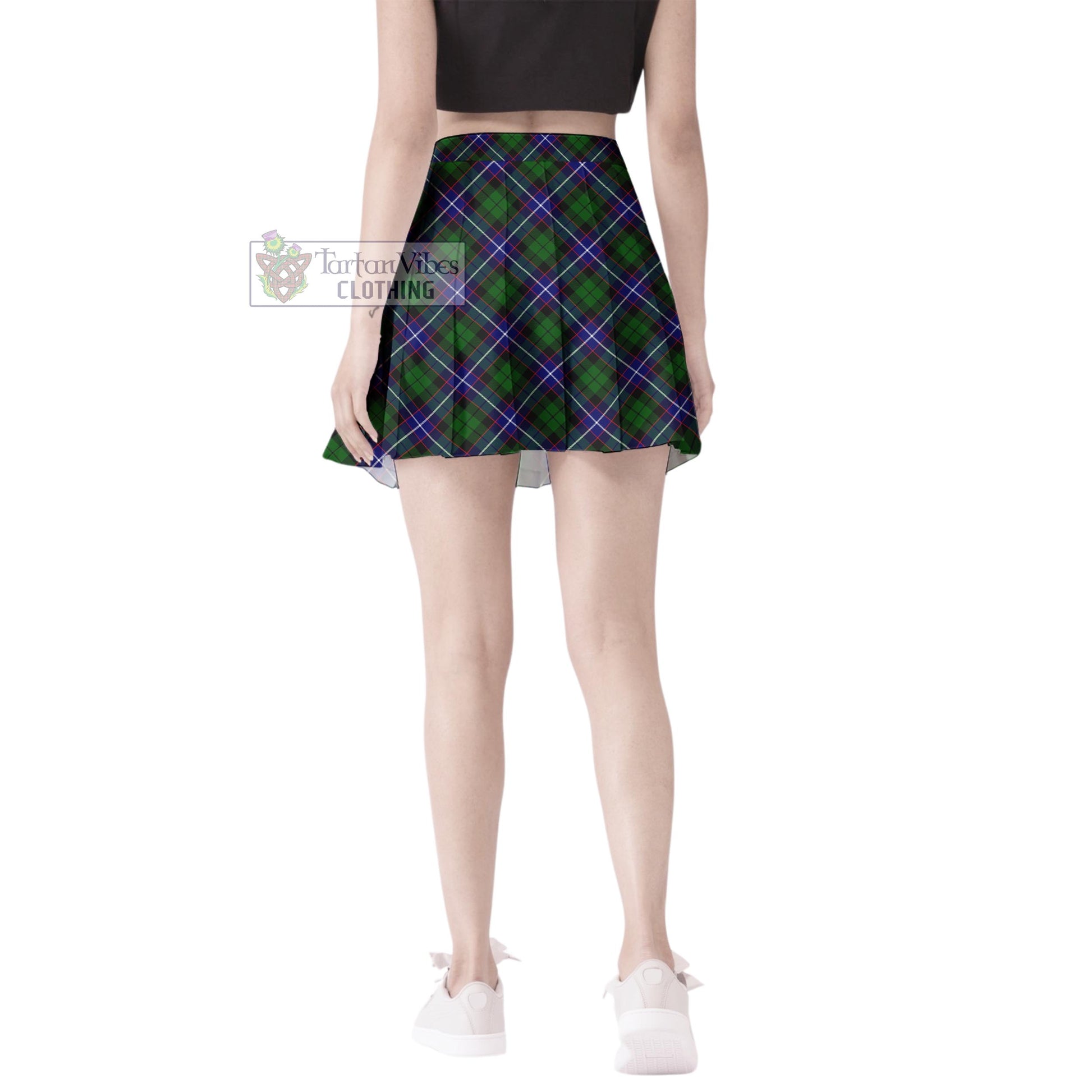 Tartan Vibes Clothing Russell Modern Tartan Women's Plated Mini Skirt