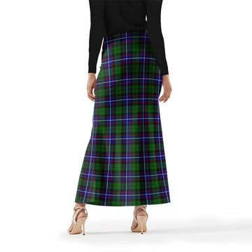 Russell Modern Tartan Womens Full Length Skirt