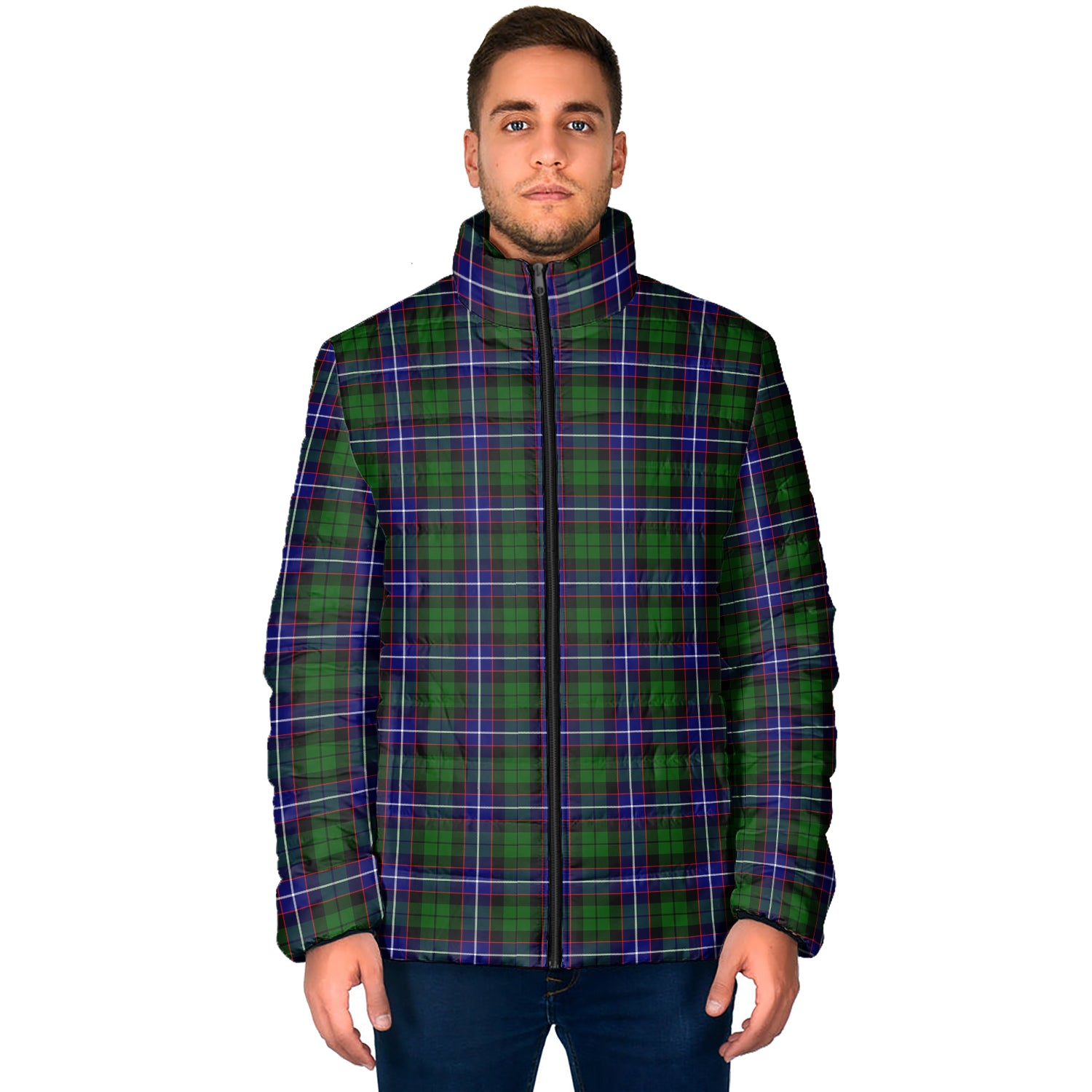 Russell Modern Tartan Padded Jacket - Tartan Vibes Clothing