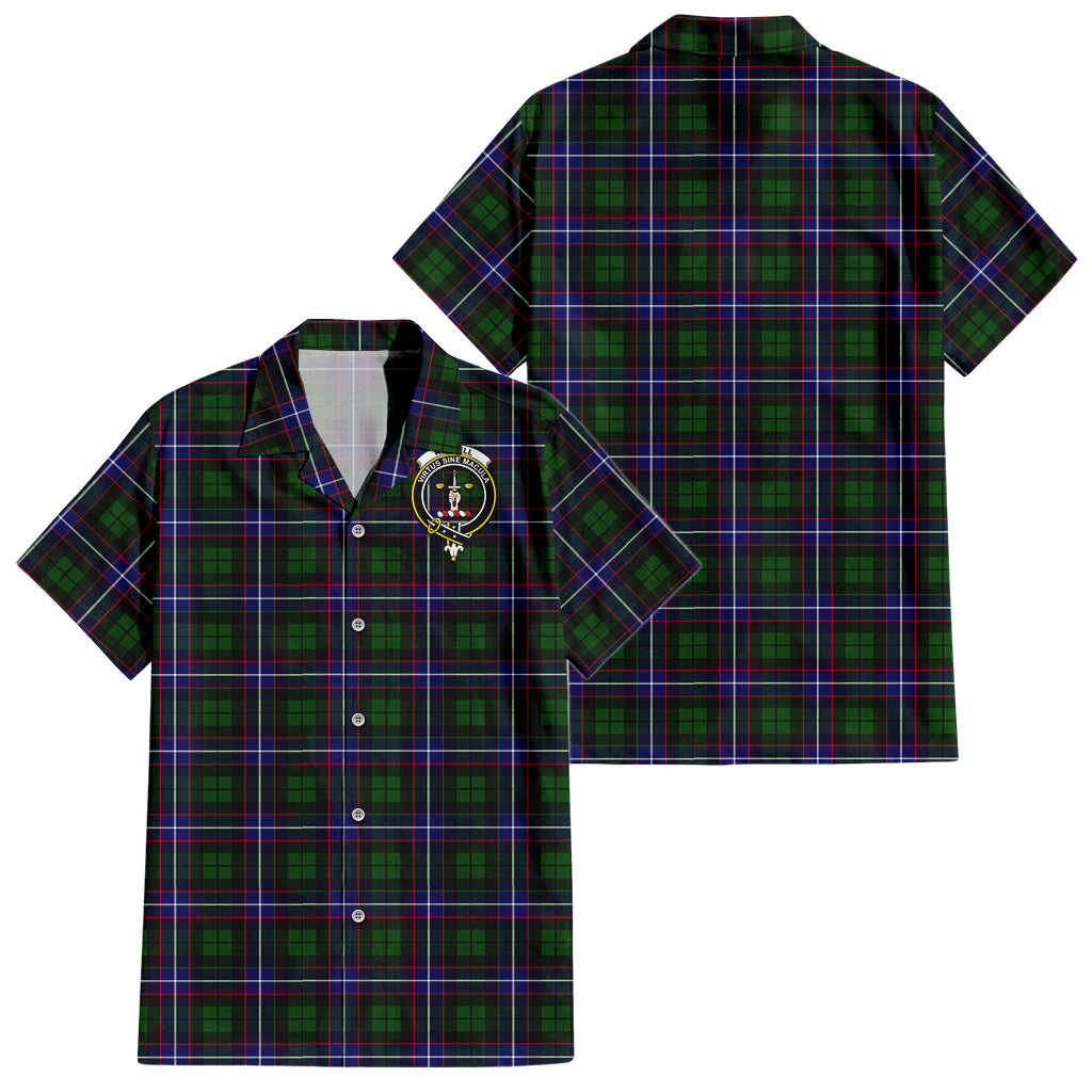 russell-modern-tartan-short-sleeve-button-down-shirt-with-family-crest