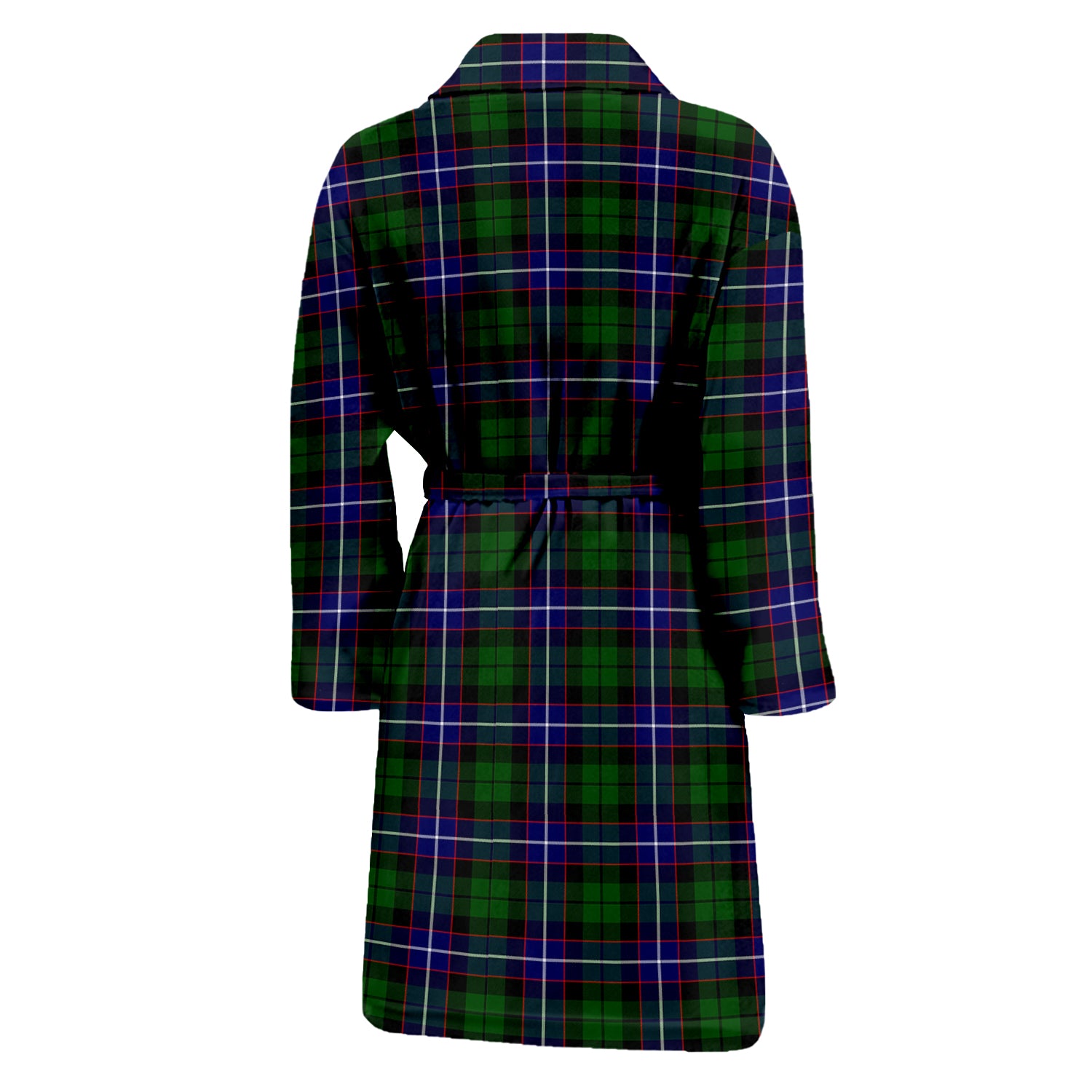 Russell Modern Tartan Bathrobe with Family Crest - Tartan Vibes Clothing