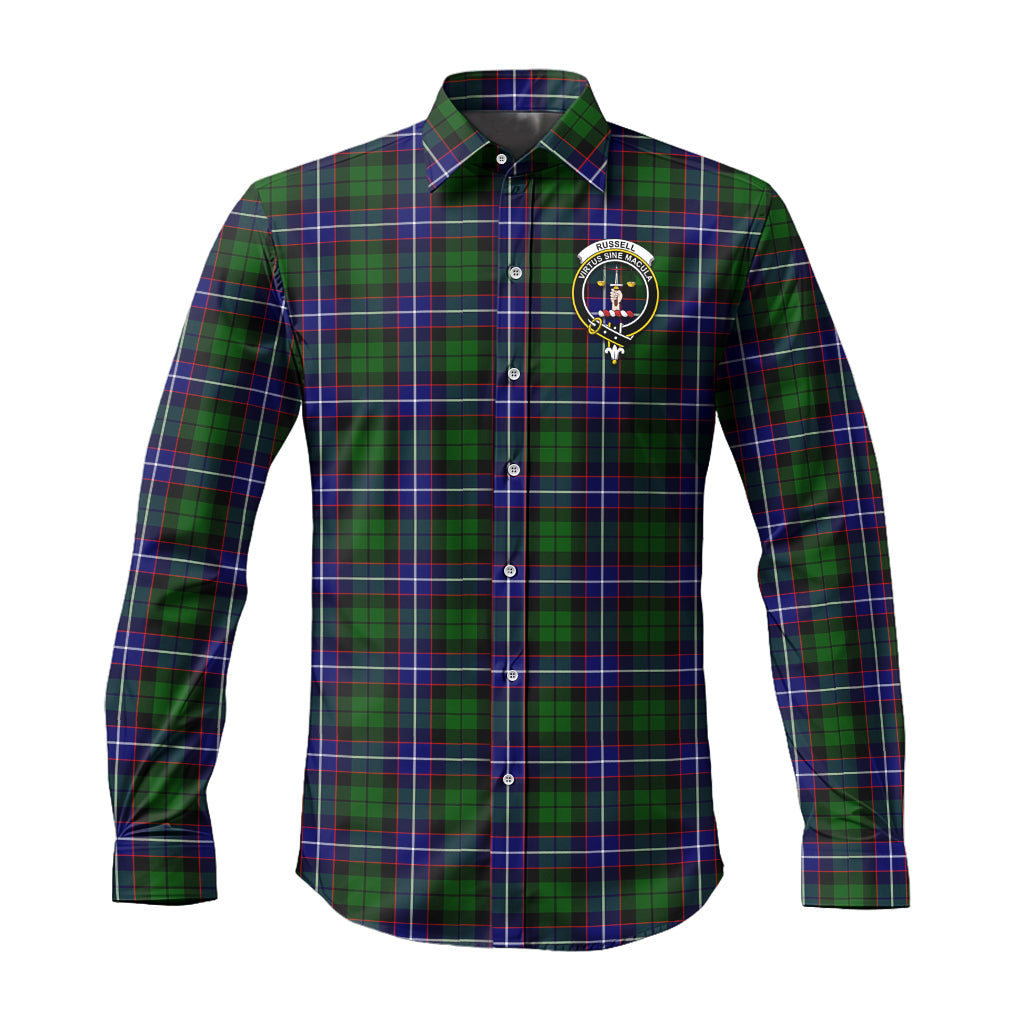 russell-modern-tartan-long-sleeve-button-up-shirt-with-family-crest