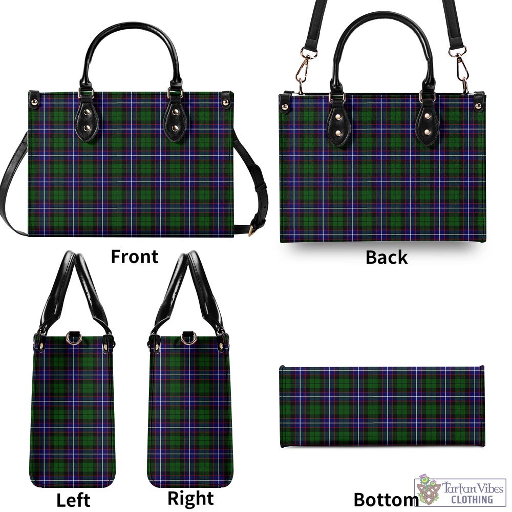 Tartan Vibes Clothing Russell Modern Tartan Luxury Leather Handbags