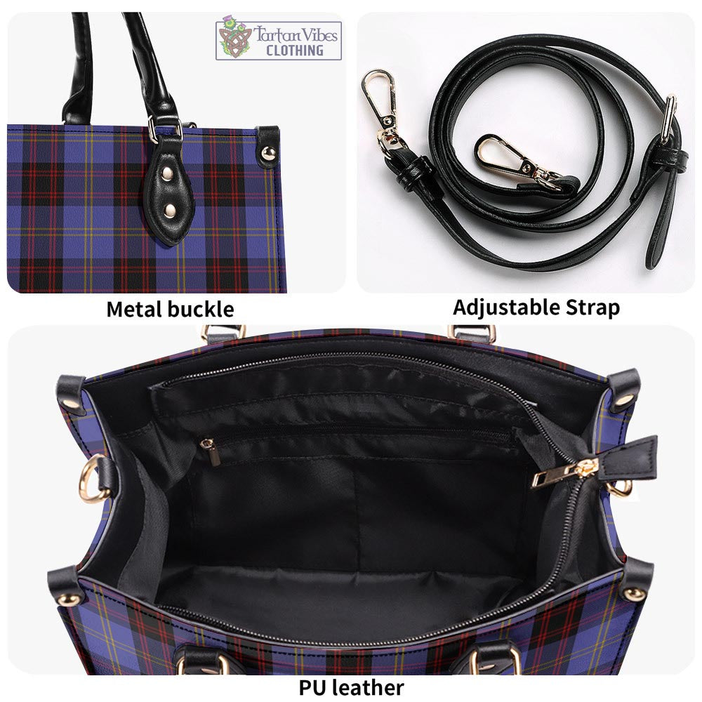 Tartan Vibes Clothing Rutherford Tartan Luxury Leather Handbags