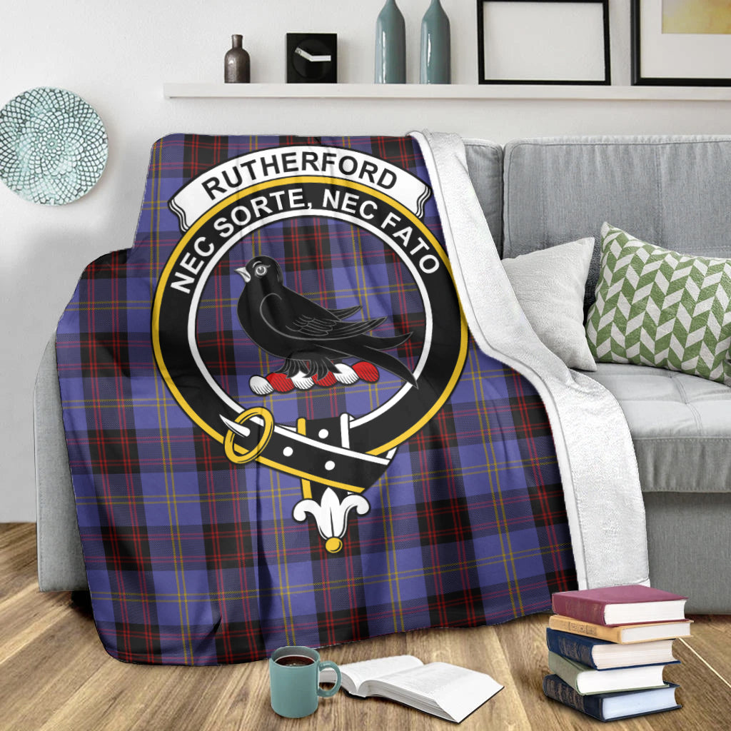 rutherford-tartab-blanket-with-family-crest