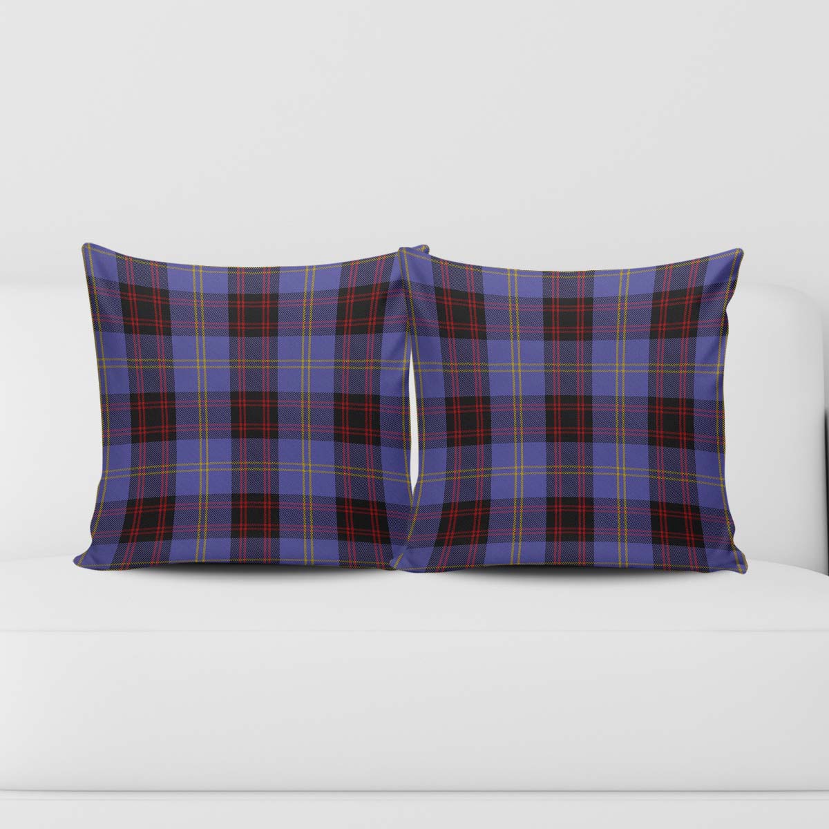 Rutherford Tartan Pillow Cover Square Pillow Cover - Tartanvibesclothing