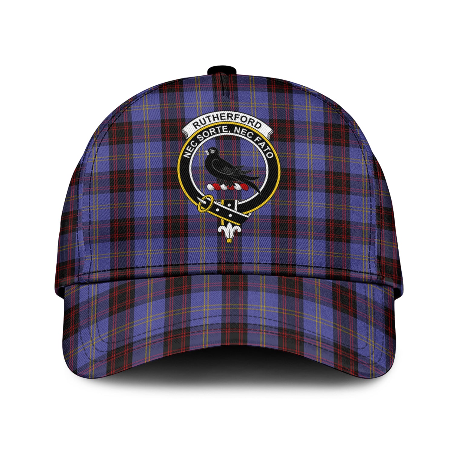 rutherford-tartan-classic-cap-with-family-crest