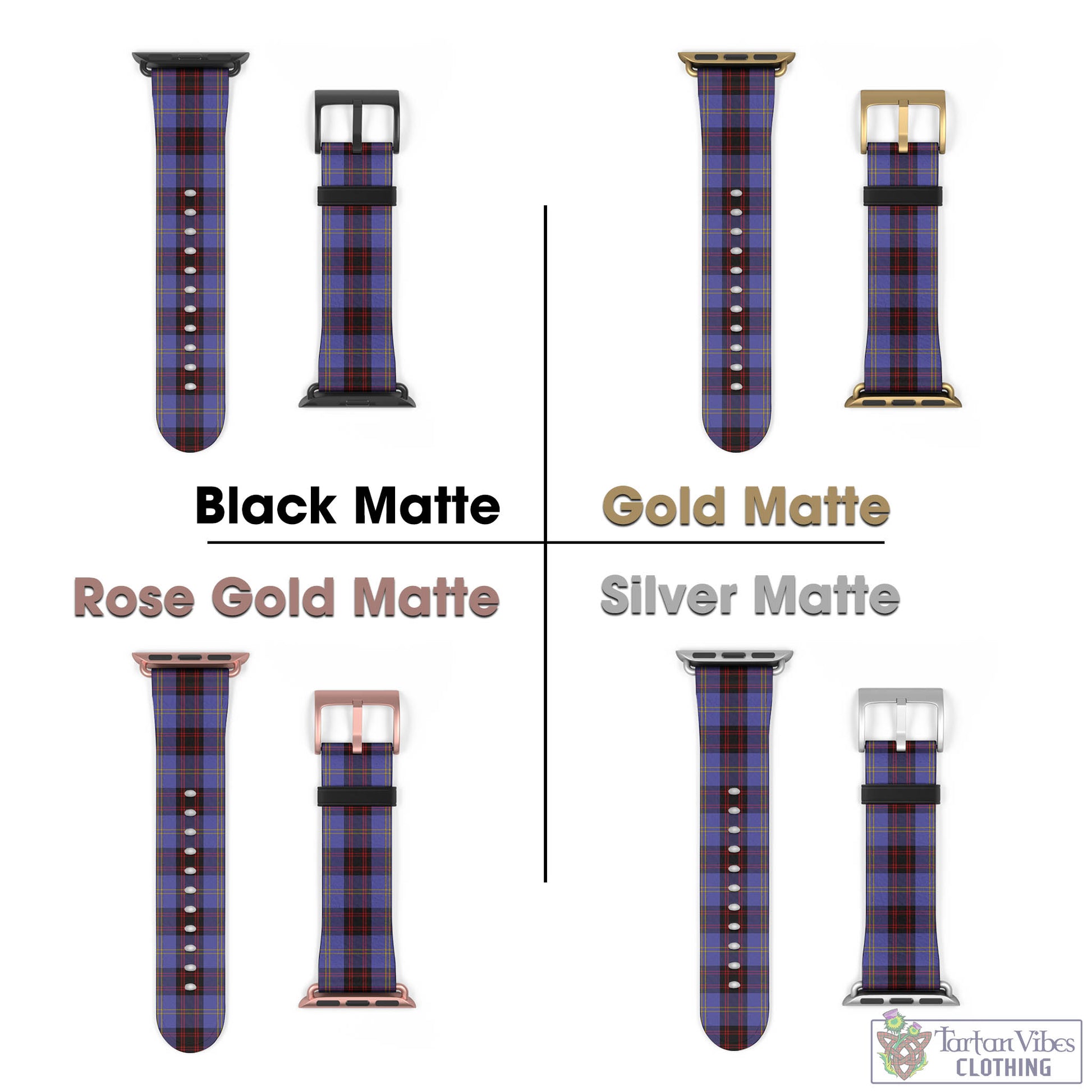 Tartan Vibes Clothing Rutherford Tartan Watch Band