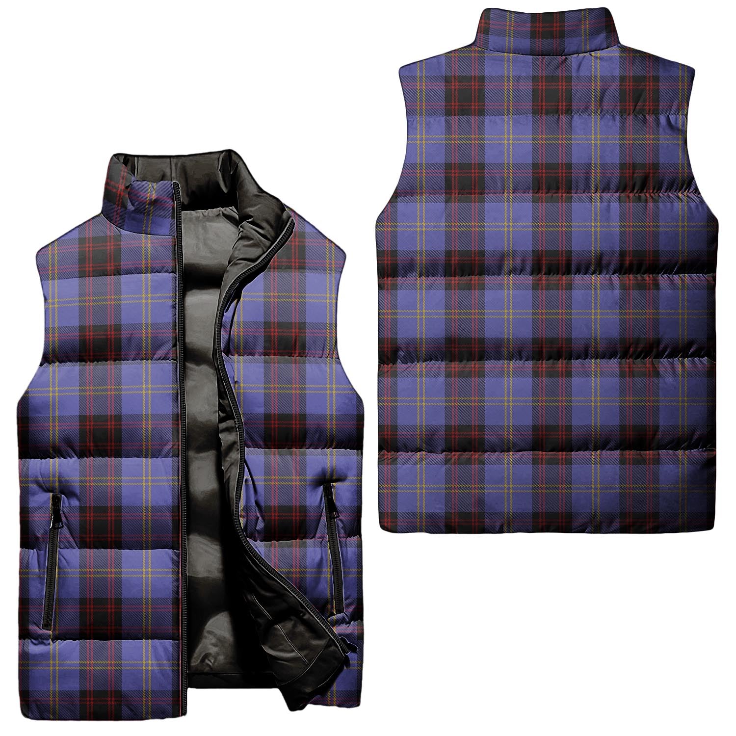 Rutherford Tartan Sleeveless Puffer Jacket Unisex - Tartanvibesclothing