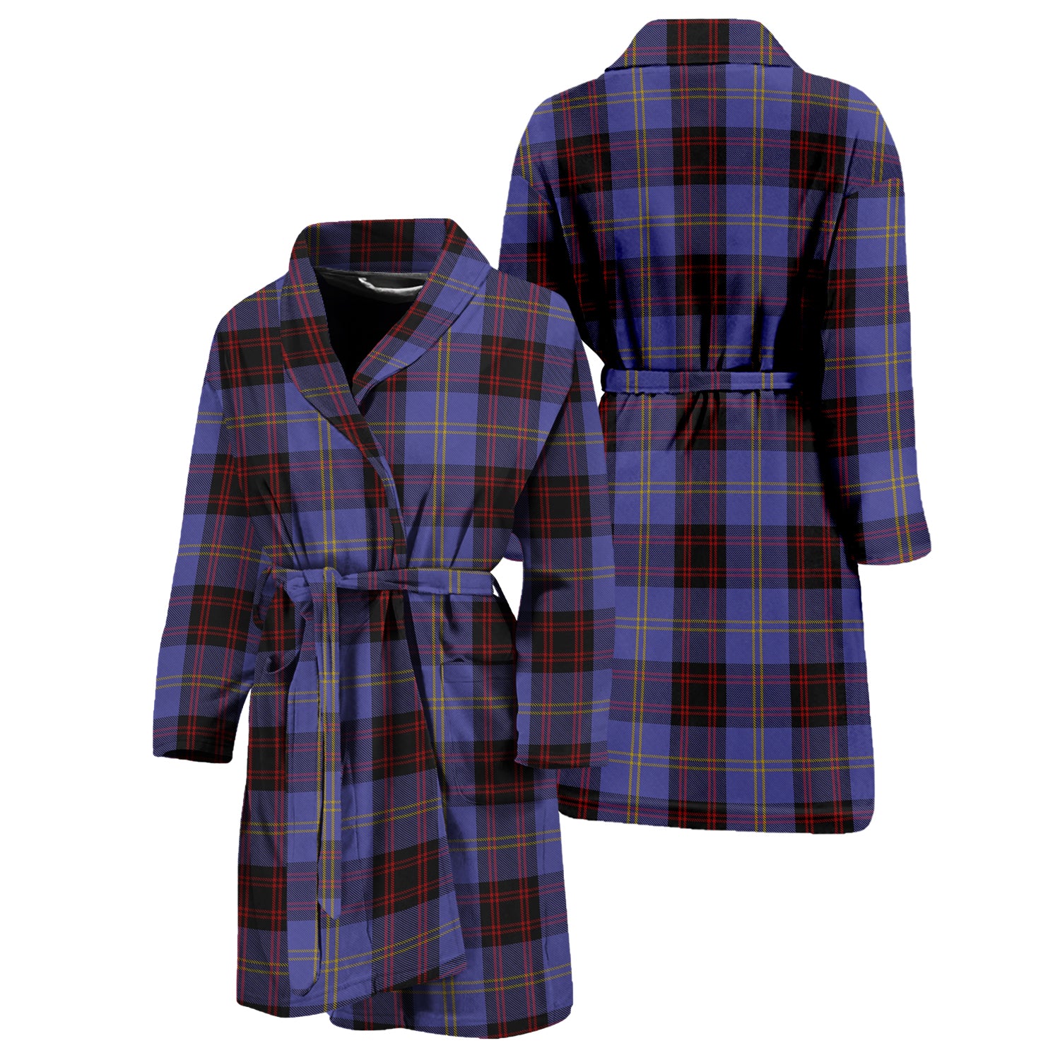 Rutherford Tartan Bathrobe Unisex M - Tartan Vibes Clothing