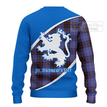 Rutherford Family Crest Tartan Ugly Sweater Celebrate Saint Andrew's Day in Style