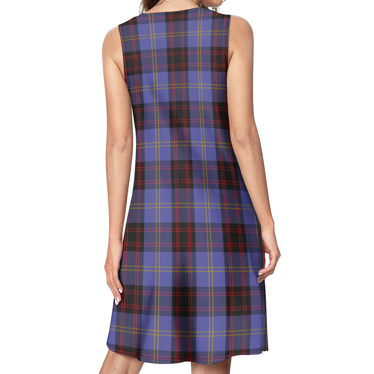 Rutherford Tartan Womens Casual Dresses - Tartanvibesclothing