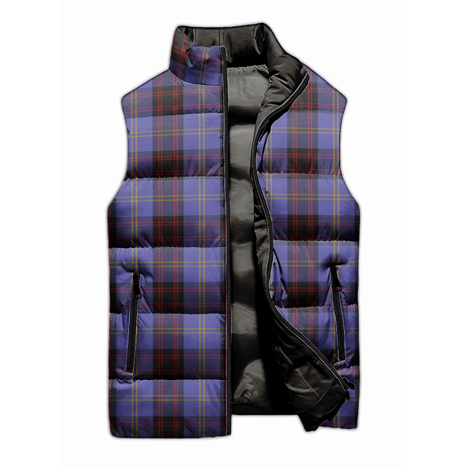 Rutherford Tartan Sleeveless Puffer Jacket - Tartanvibesclothing