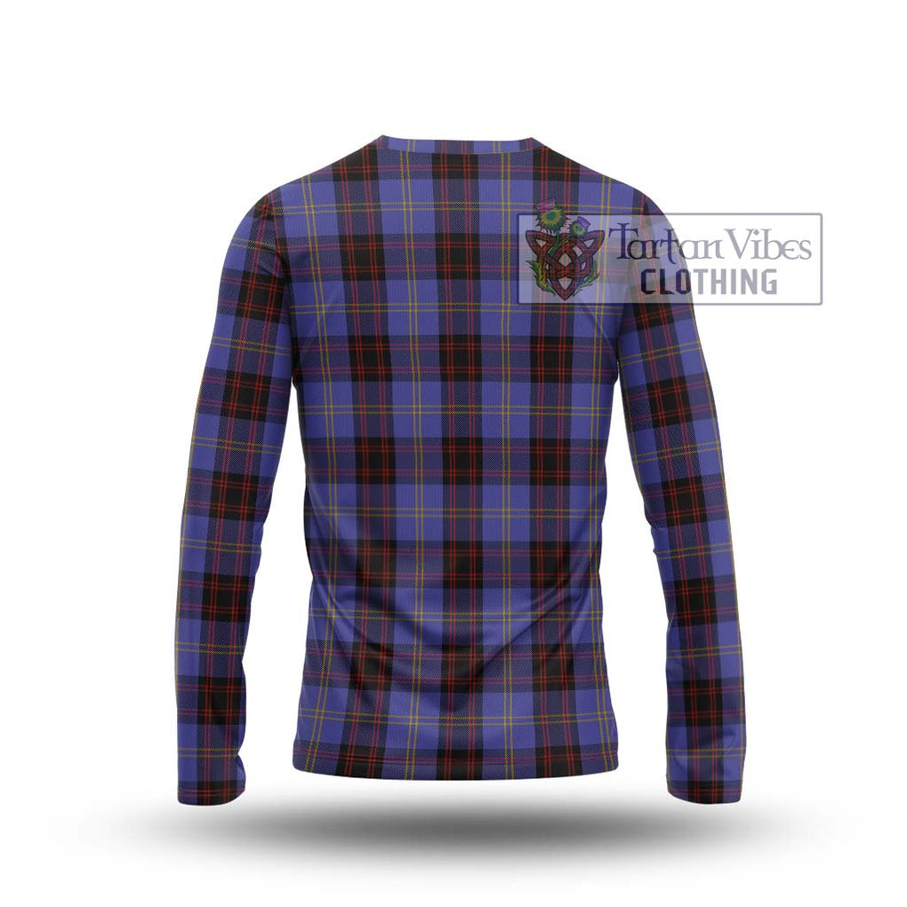 Rutherford Tartan Long Sleeve T-Shirt with Family Crest DNA In Me Style - Tartanvibesclothing Shop