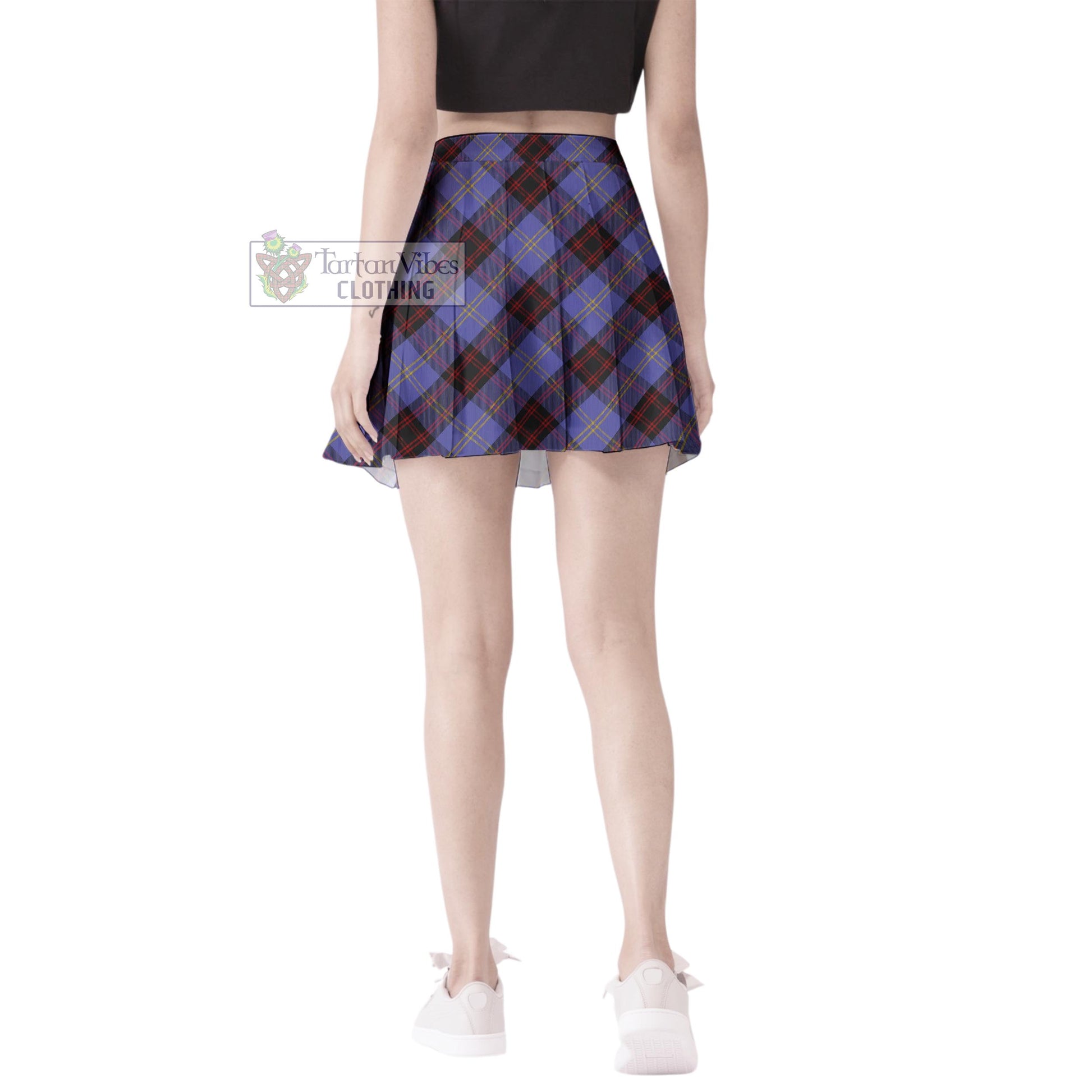 Tartan Vibes Clothing Rutherford Tartan Women's Plated Mini Skirt