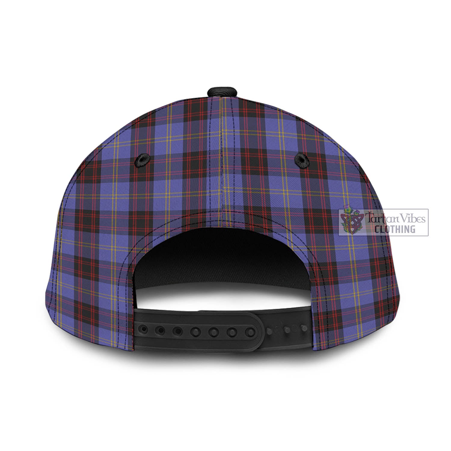 Tartan Vibes Clothing Rutherford Tartan Classic Cap with Family Crest In Me Style