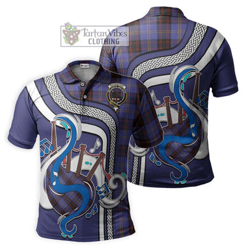 Rutherford Tartan Polo Shirt with Epic Bagpipe Style