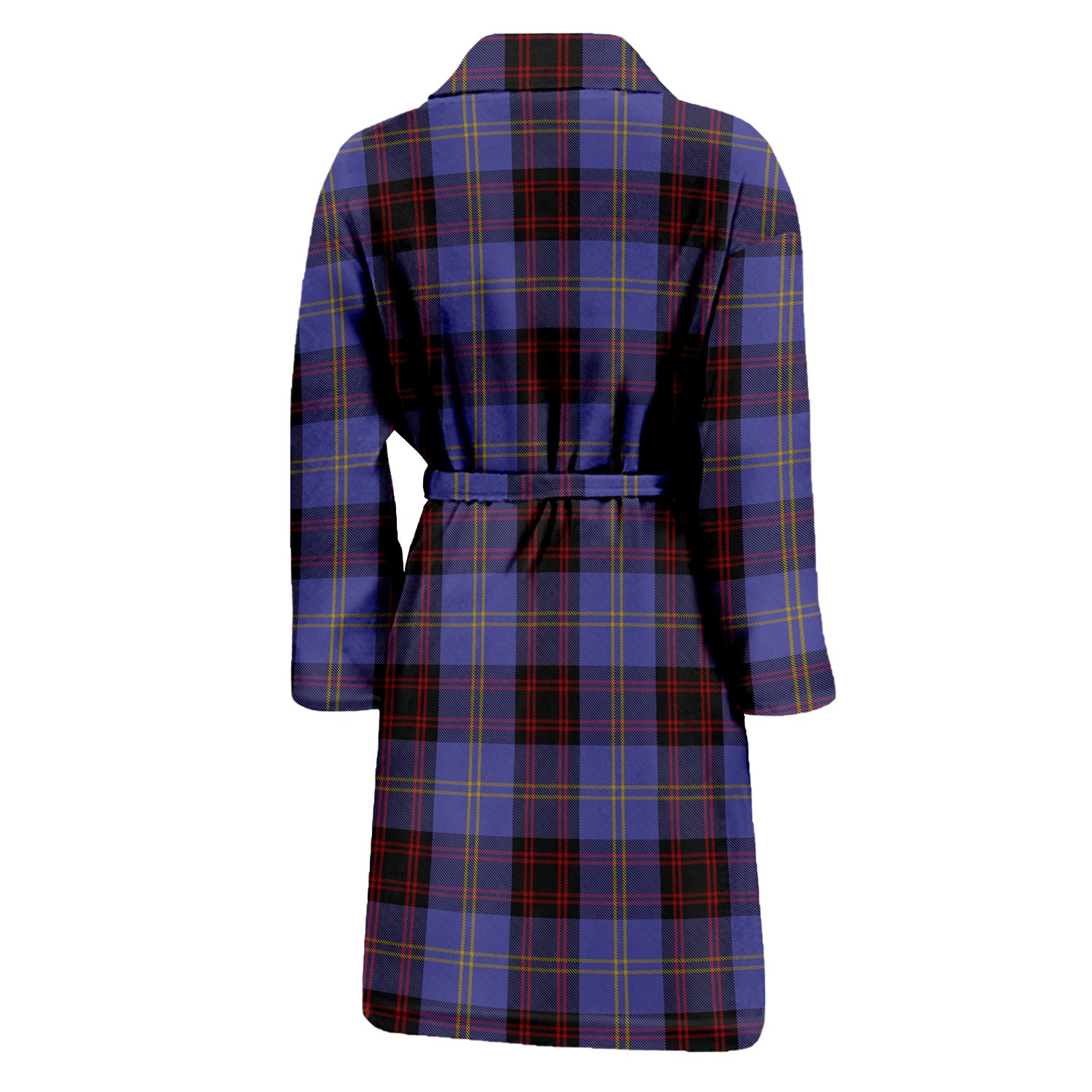 Rutherford Tartan Bathrobe with Family Crest - Tartan Vibes Clothing