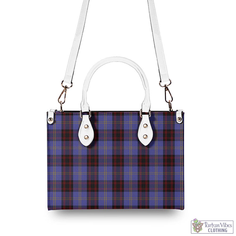 Tartan Vibes Clothing Rutherford Tartan Luxury Leather Handbags