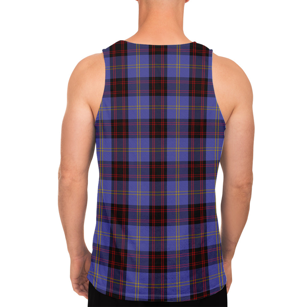 rutherford-tartan-mens-tank-top-with-family-crest