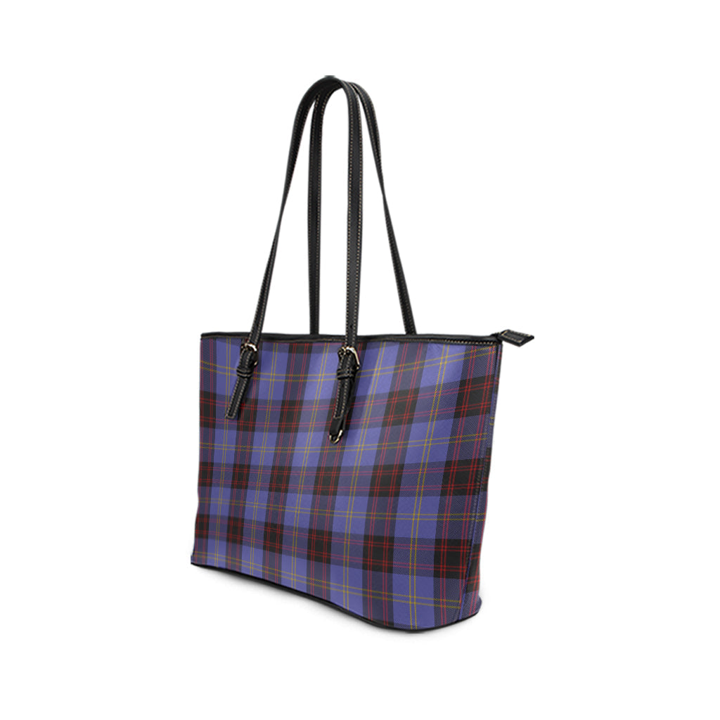Rutherford Tartan Leather Tote Bag - Tartan Vibes Clothing