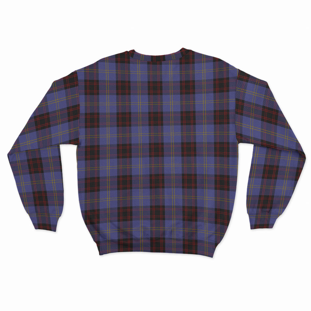 Rutherford Tartan Sweatshirt with Family Crest - Tartan Vibes Clothing