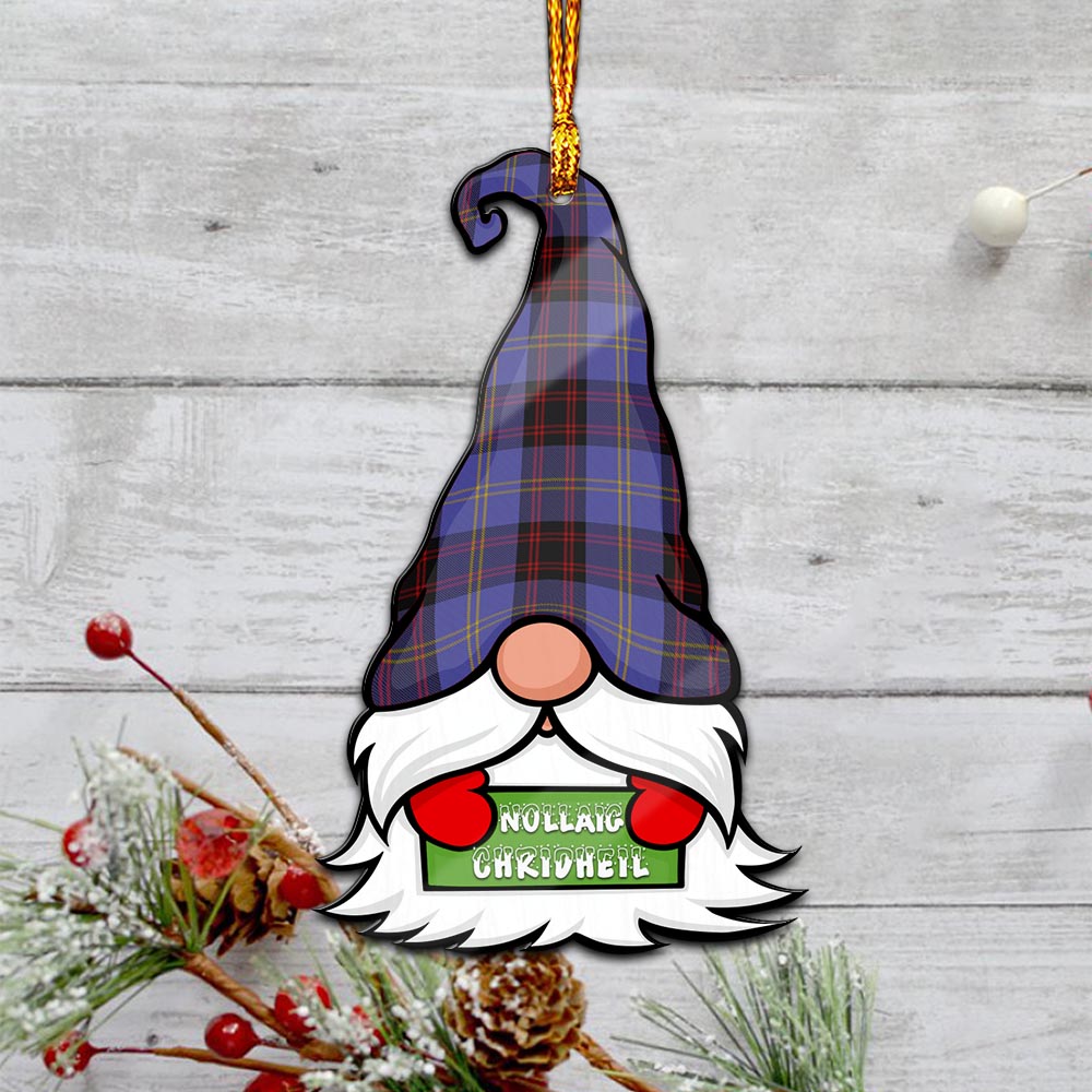 Rutherford Gnome Christmas Ornament with His Tartan Christmas Hat - Tartan Vibes Clothing