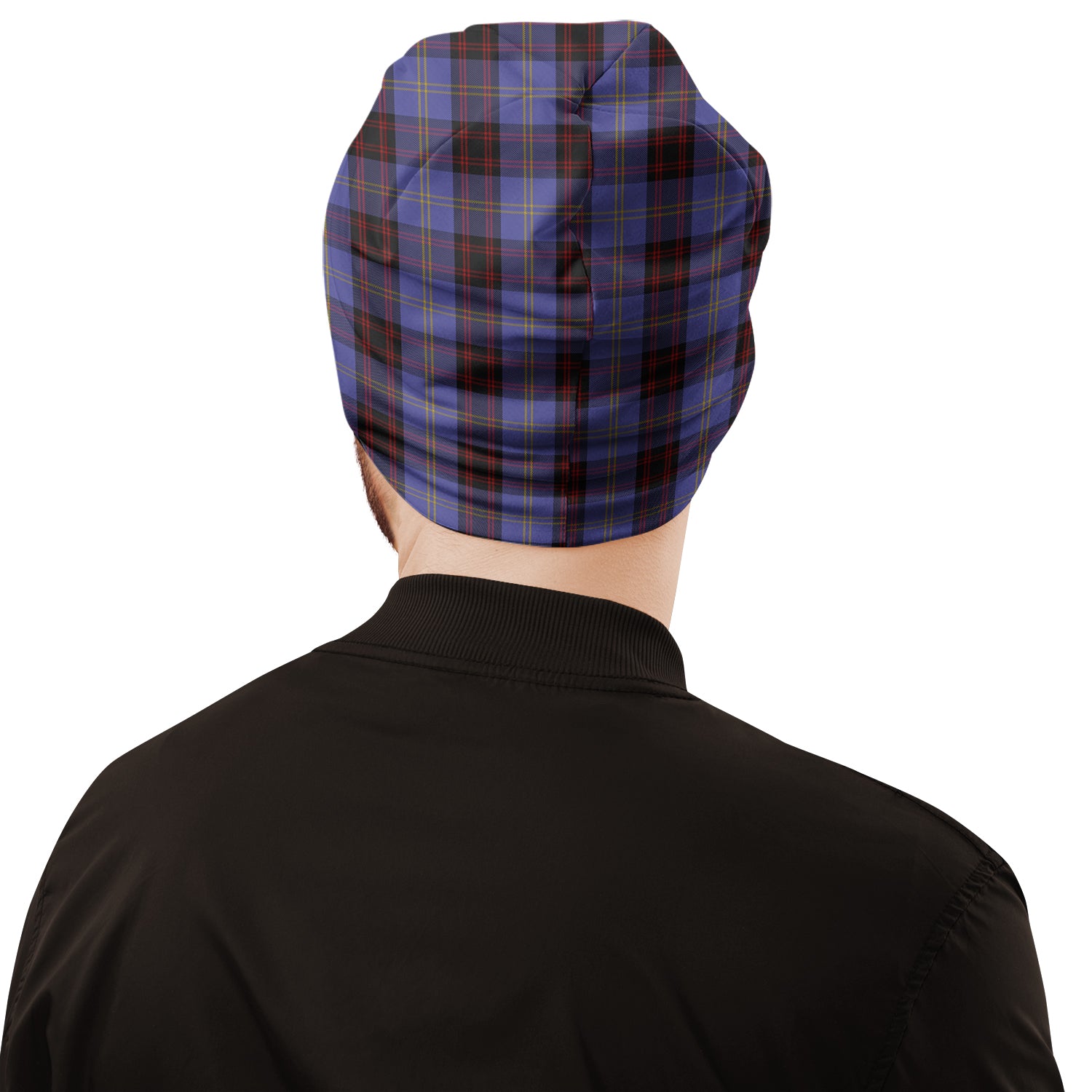 Rutherford Tartan Beanies Hat with Family Crest - Tartan Vibes Clothing