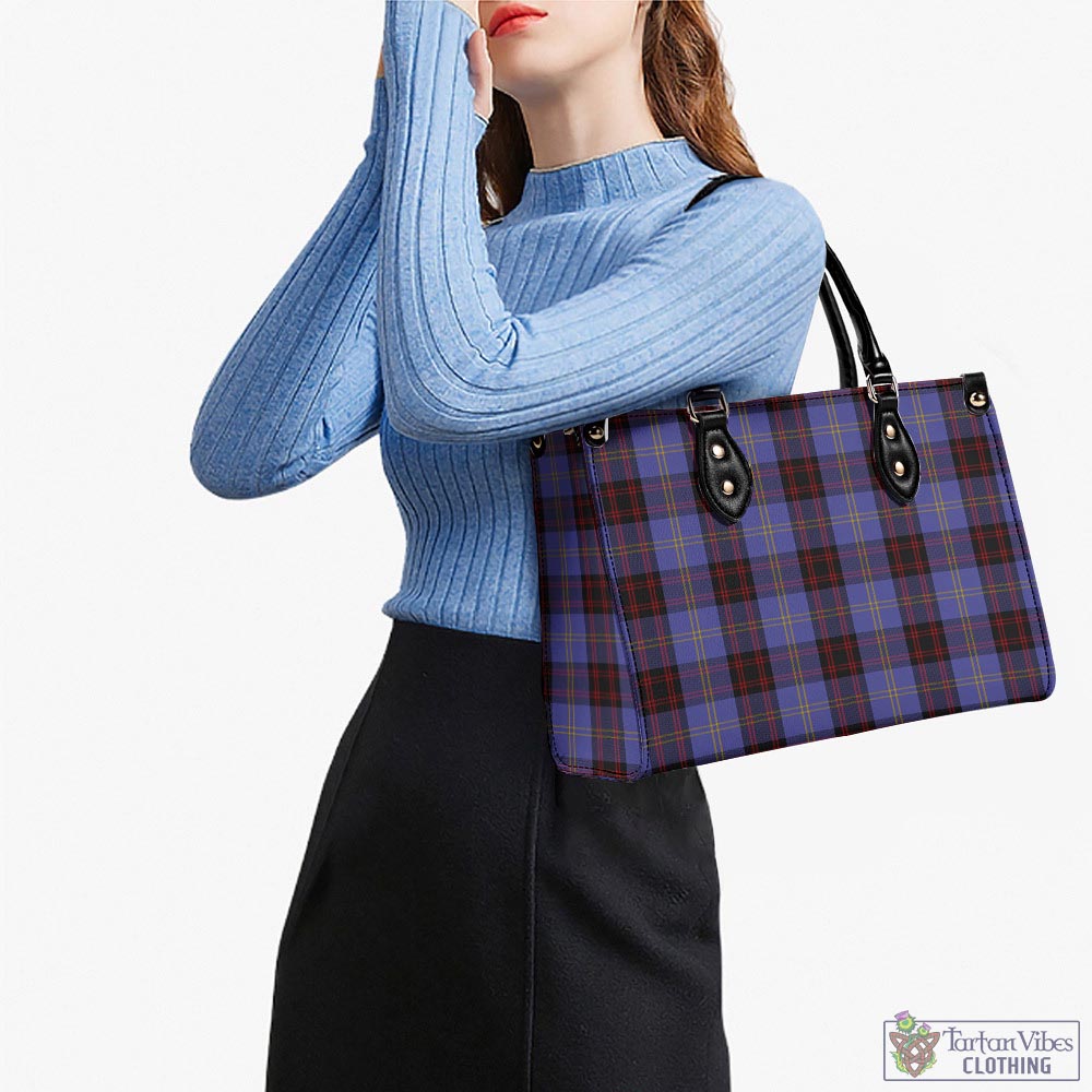 Tartan Vibes Clothing Rutherford Tartan Luxury Leather Handbags