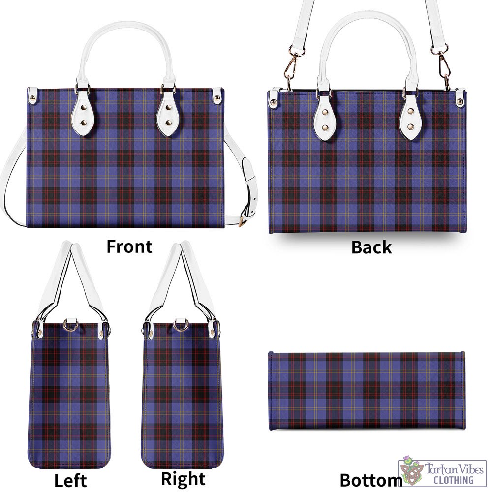 Tartan Vibes Clothing Rutherford Tartan Luxury Leather Handbags