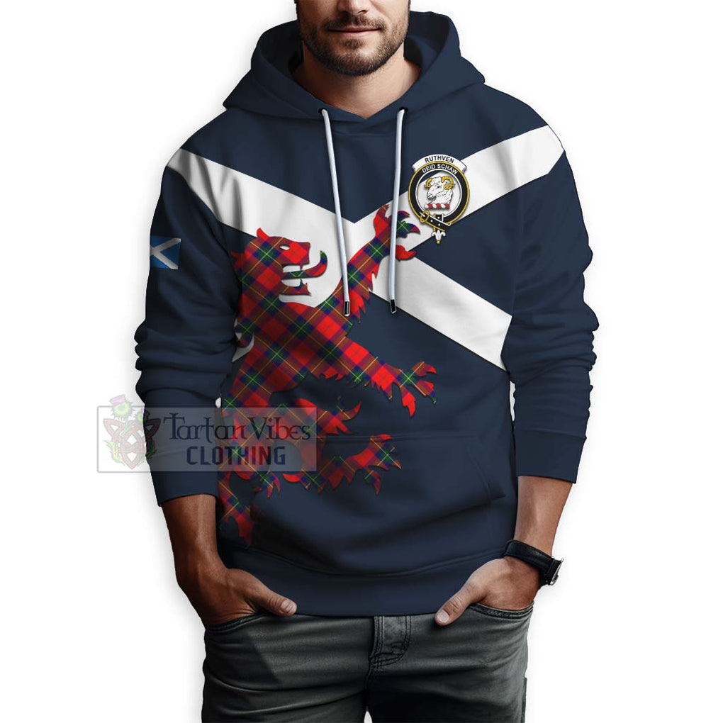 Tartan Vibes Clothing Ruthven Tartan Lion Rampant Hoodie – Proudly Display Your Heritage with Alba Gu Brath and Clan Name