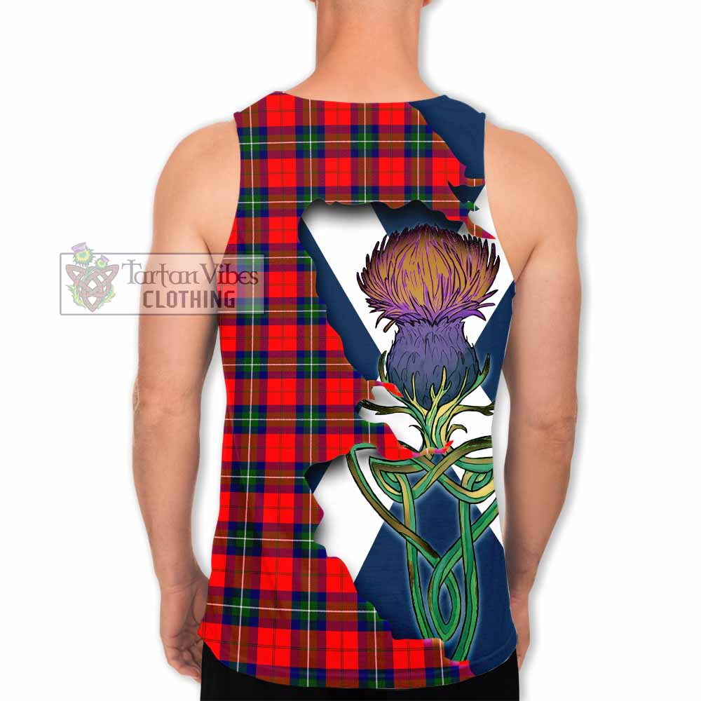 Ruthven Tartan Family Crest Men's Tank Top Scottish Thistle Celtic Inspired - Tartan Vibes Clothing