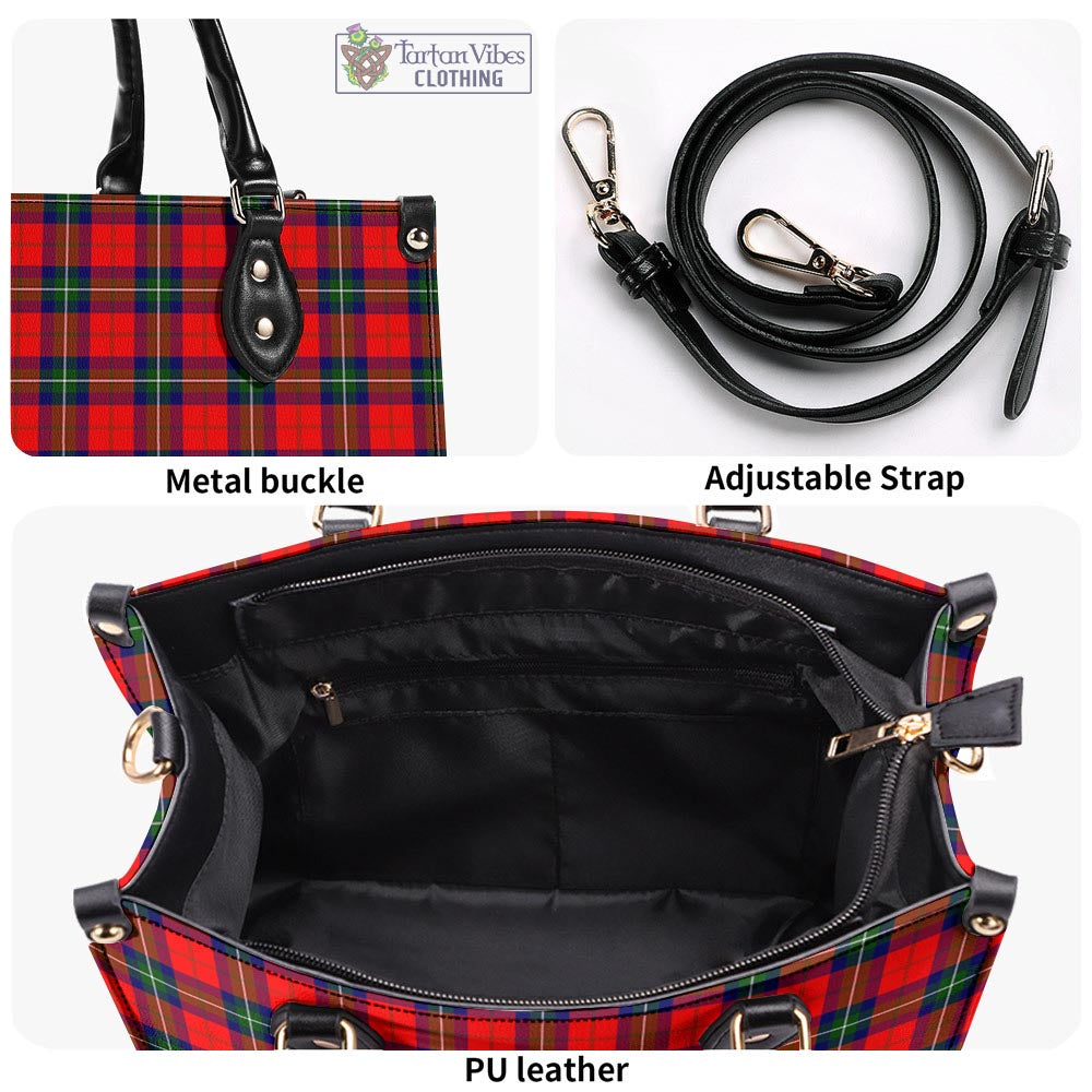 Tartan Vibes Clothing Ruthven Modern Tartan Luxury Leather Handbags