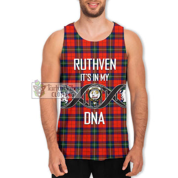 Ruthven Tartan Men's Tank Top with Family Crest DNA In Me Style