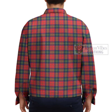 Ruthven Modern Tartan Unisex Lapel Cotton Jacket