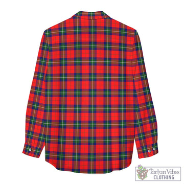 Ruthven Tartan Women's Casual Shirt with Family Crest