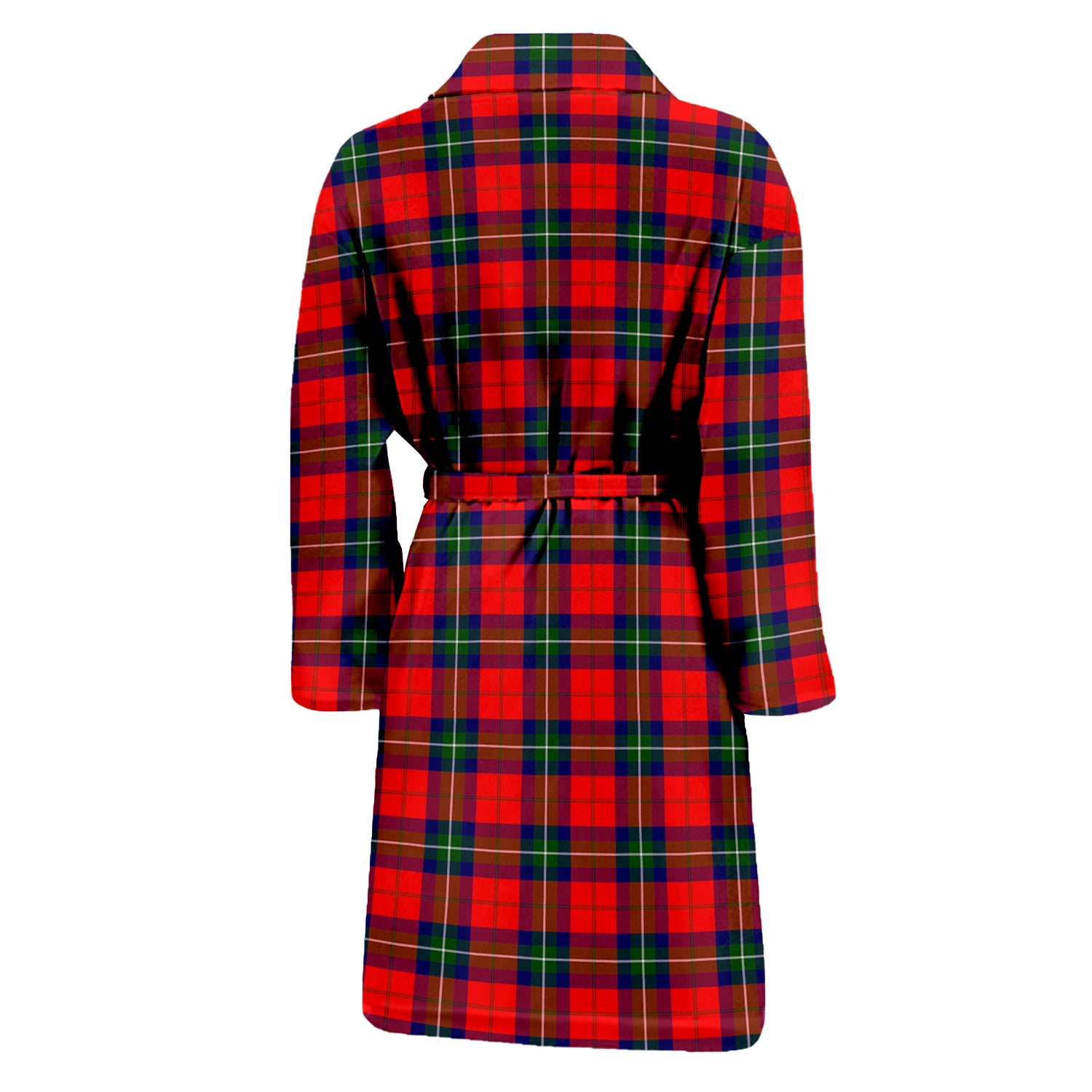 Ruthven Tartan Bathrobe with Family Crest - Tartan Vibes Clothing