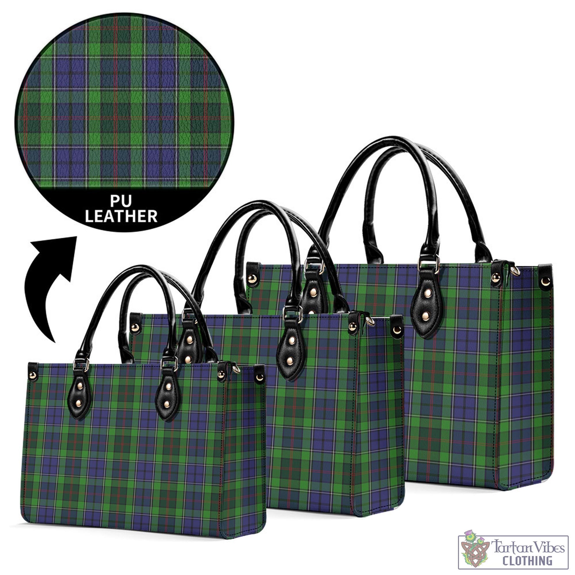 Tartan Vibes Clothing Rutledge Tartan Luxury Leather Handbags