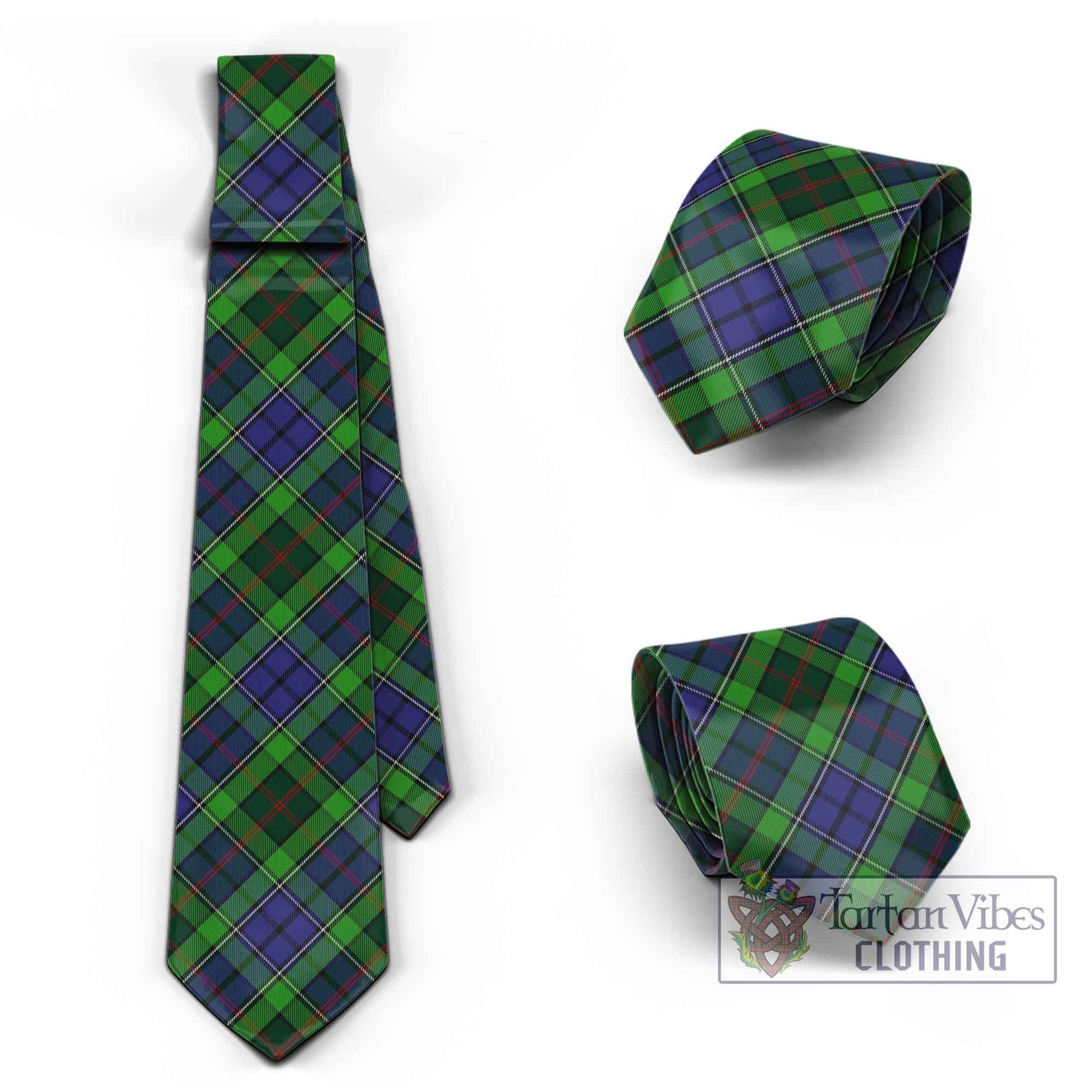 Tartan Vibes Clothing Rutledge Tartan Classic Necktie Cross Style