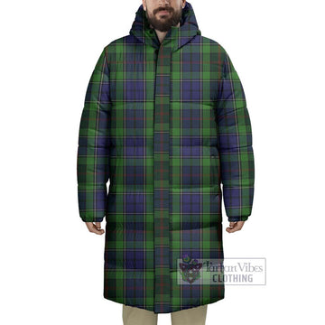 Rutledge Tartan Long Down Jacket