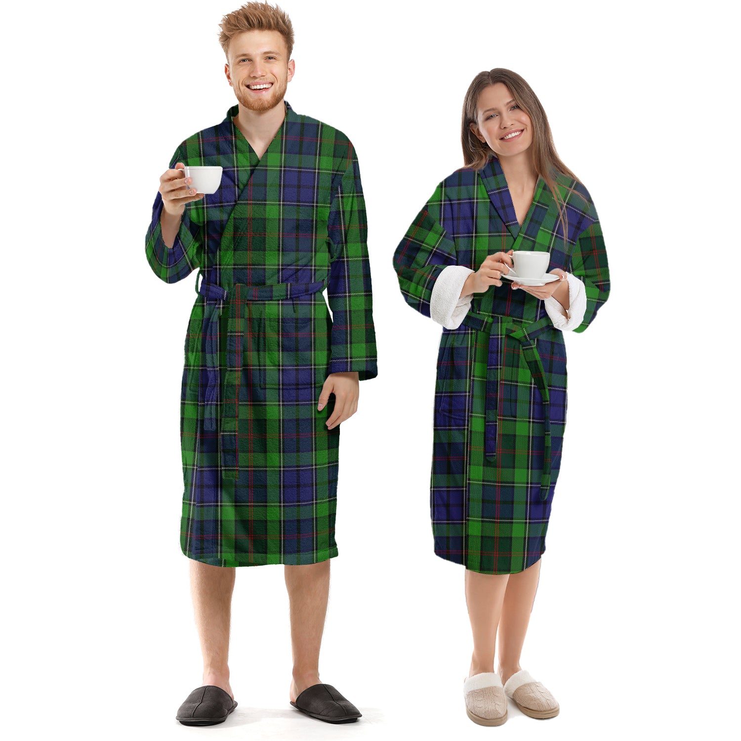 Rutledge Tartan Bathrobe Unisex S - Tartan Vibes Clothing