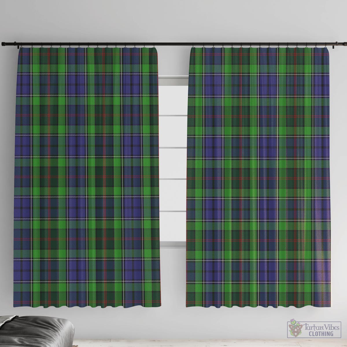 Rutledge Tartan Window Curtain With Grommets - Tartan Vibes Clothing