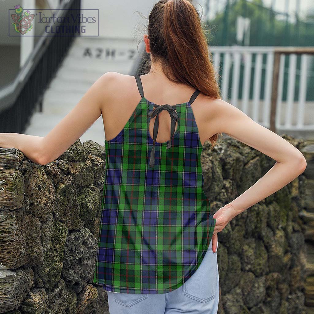 Tartan Vibes Clothing Rutledge Tartan Loose Halter Neck Camisole