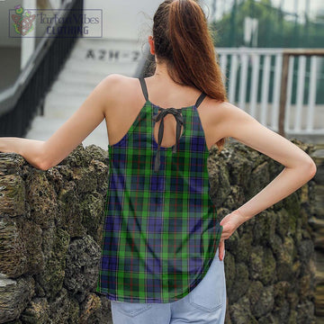 Rutledge Tartan Loose Halter Neck Camisole