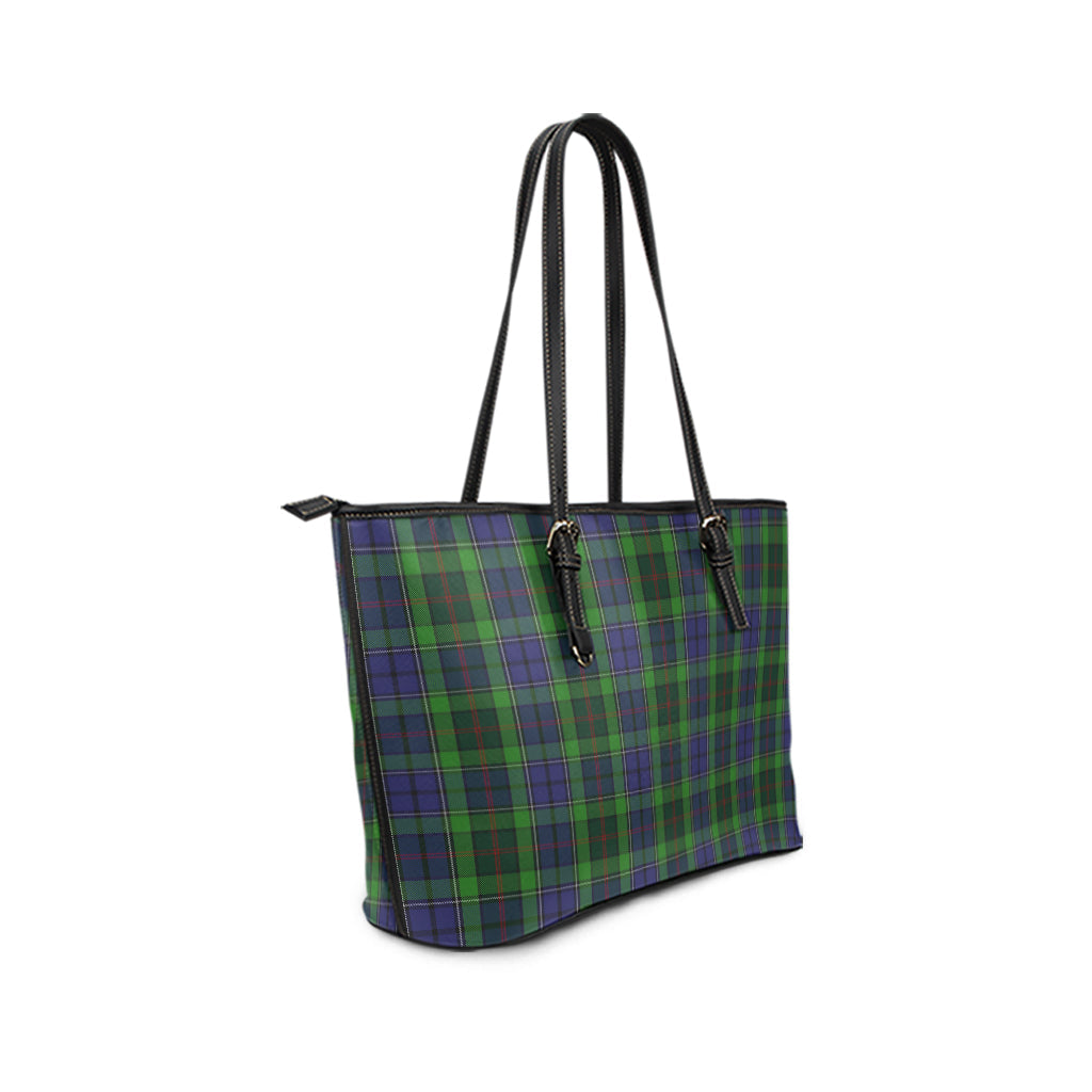 Rutledge Tartan Leather Tote Bag - Tartan Vibes Clothing
