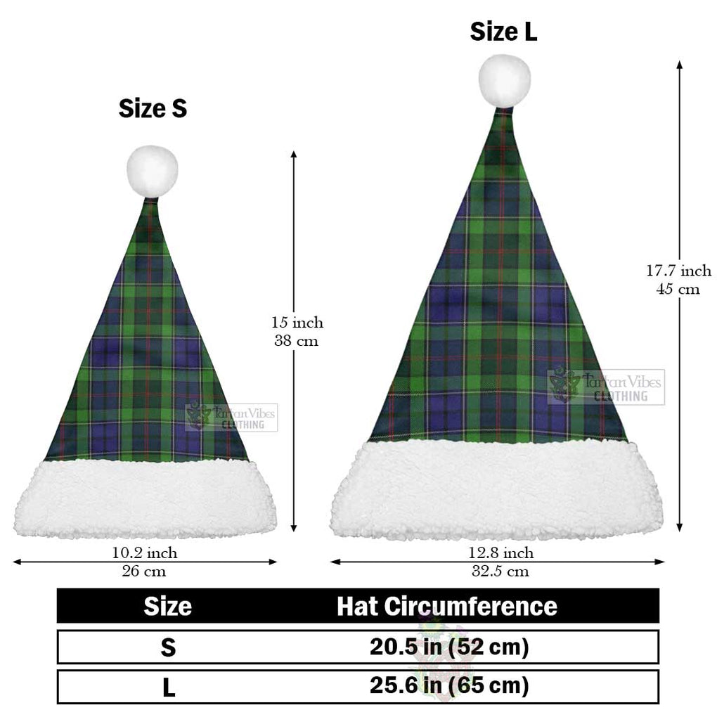 Tartan Vibes Clothing Rutledge Tartan Christmas Santa Hats