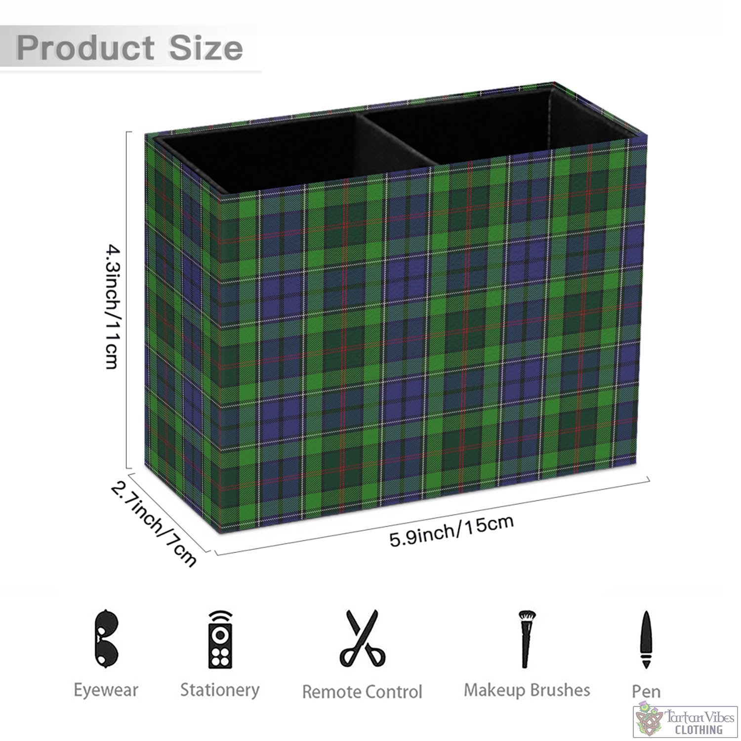 Tartan Vibes Clothing Rutledge Tartan Pen Holder