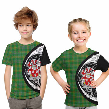 Ryan Irish Clan Kid T-Shirt Celtic Circle Style Youth XL Size14 - Tartan Vibes Clothing