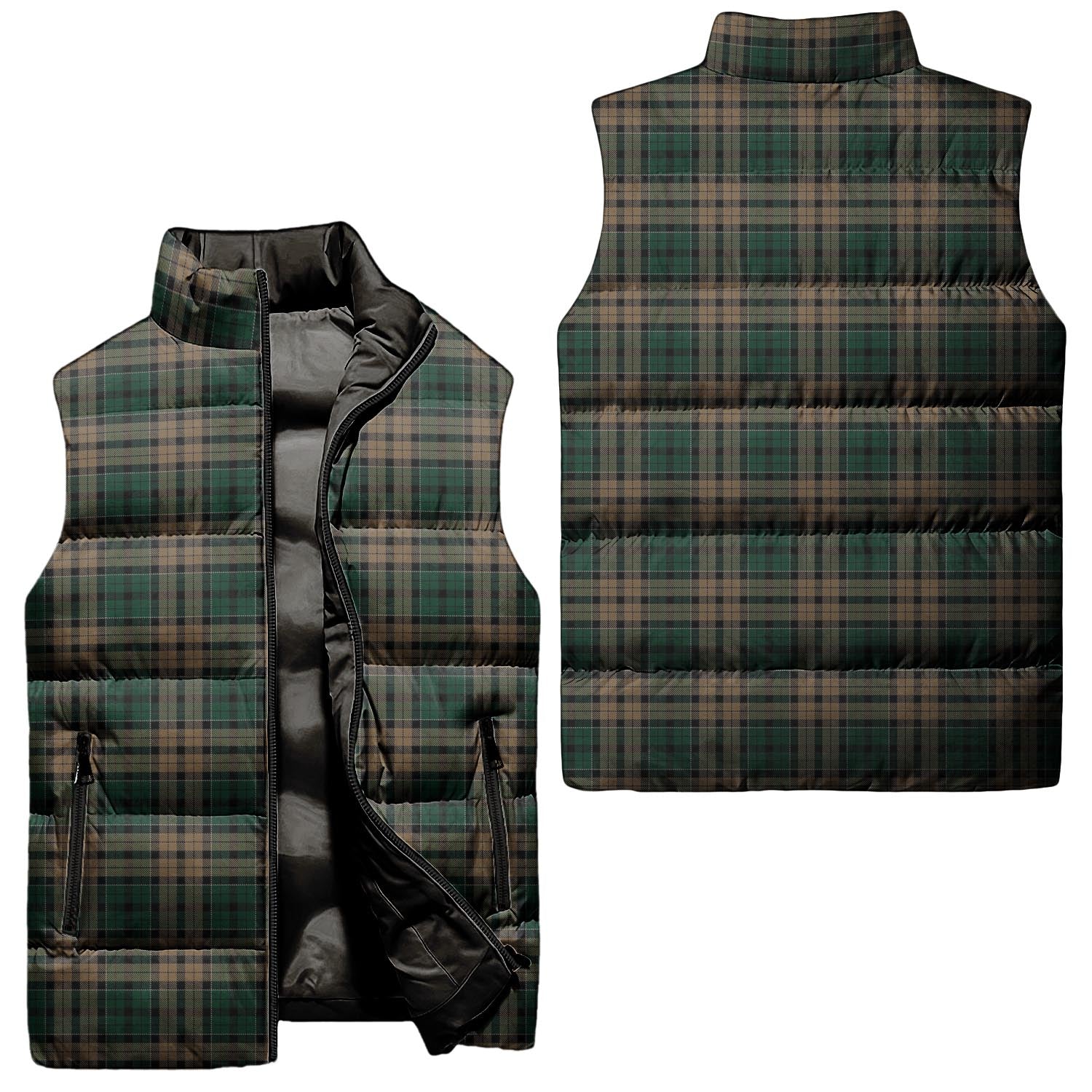 Sackett Tartan Sleeveless Puffer Jacket Unisex - Tartanvibesclothing