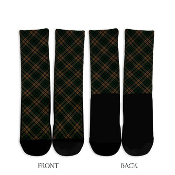 Sackett Tartan Crew Socks Cross Tartan Style